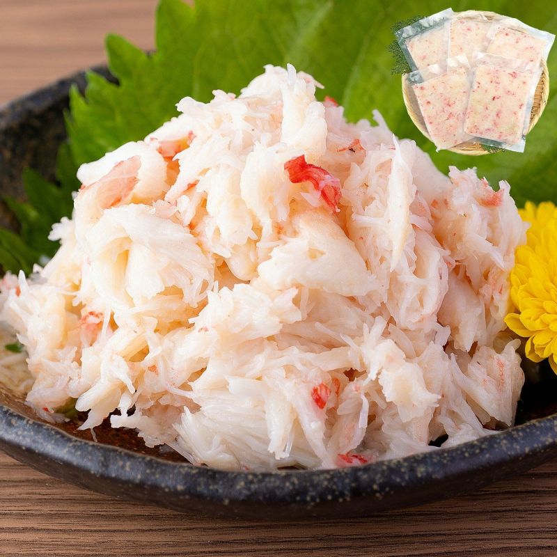 ズワイガニ カニ丼 5食 水ポチャ解凍 すぐ美味しい フレーク 蟹丼 5